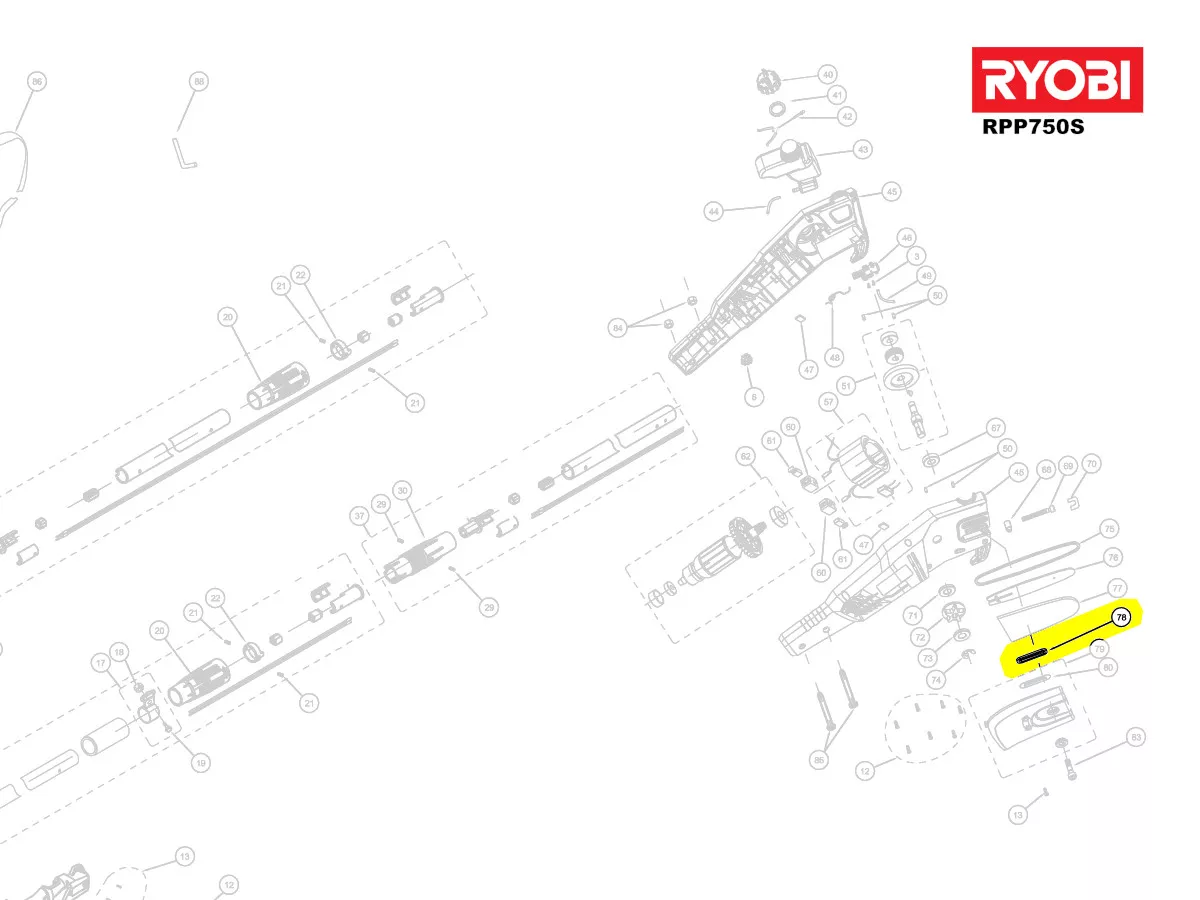 joint réf. 5131036217 Ryobi